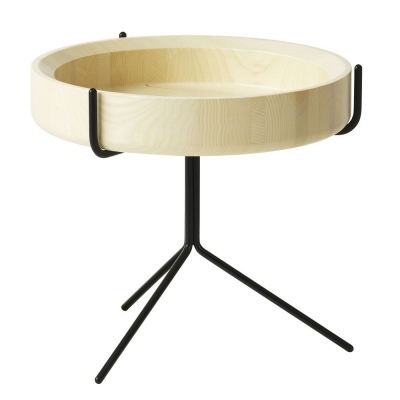 Swedese - Drum Beistelltisch 46 cm | Natur | Weiß