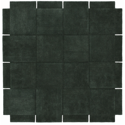 Design House Stockholm - Basket Teppich 245 x 245 cm | Grün