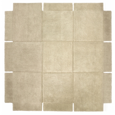 Design House Stockholm - Basket Teppich 180 x 180 cm | Beige