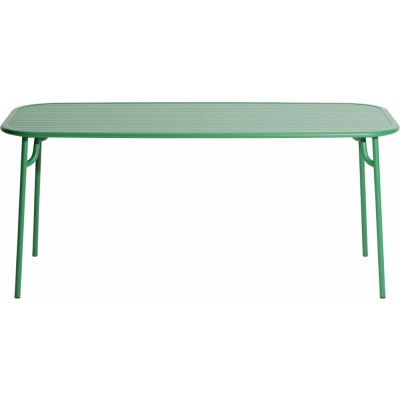 Petite Friture - Week-End Tisch M mit Lamellen Mintgrün