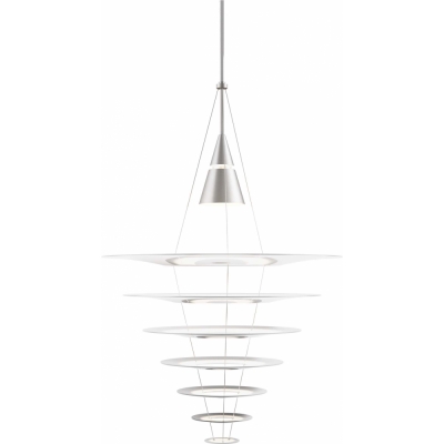 Louis Poulsen - Enigma 825 Pendelleuchte Aluminium LED-DA 3K CLI