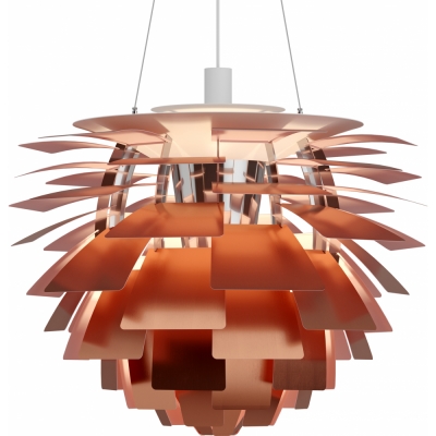 Louis Poulsen - PH Artichoke LED Pendelleuchte Ø 72 cm (3000K) | Kupfer | DALI