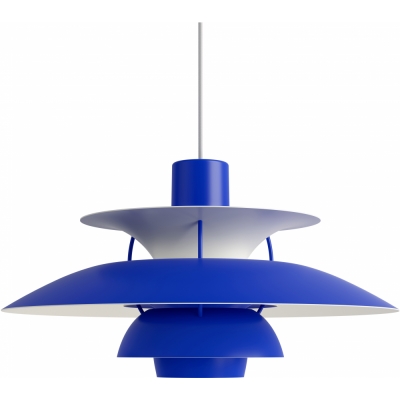Louis Poulsen - PH 5 Monochrome Pendelleuchte Monochrom Blau