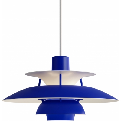 Louis Poulsen - PH 5 Mini Monochrome Pendelleuchte Monochrom Blau