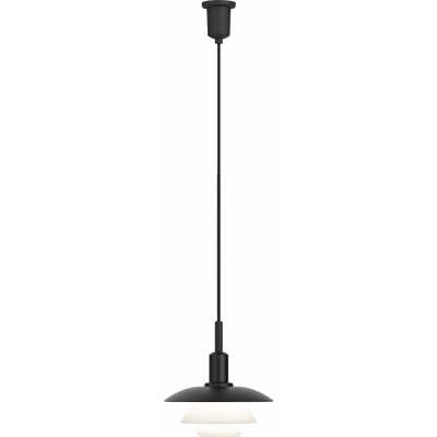 Louis Poulsen - PH 3/3 Pendelleuchte Schwarz/Opalglas