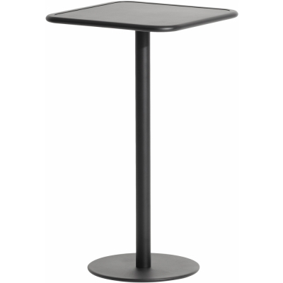 Petite Friture - Week-End High Square Table Bistrotisch Schwarz