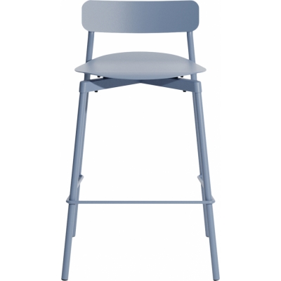 Petite Friture - Fromme Barhocker H65 Taubenblau