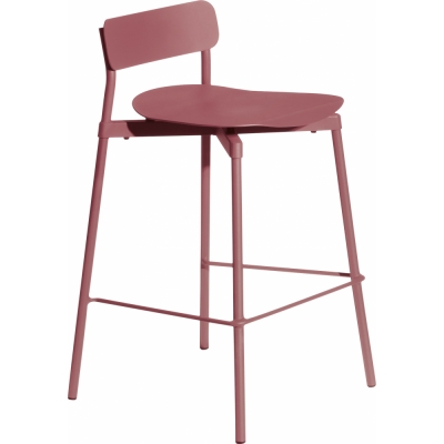 Petite Friture - Fromme Barhocker H65 Braunrot