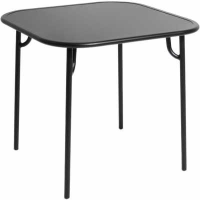 Petite Friture - Week-End Tisch quadratisch glatt Schwarz