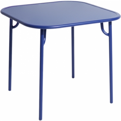 Petite Friture - Week-End Tisch quadratisch glatt Blau