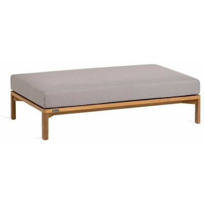 Weishäupl - New Hampton Hocker groß Grau (Acryltuch)
