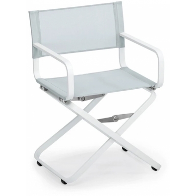 Weishäupl - Ahoi Klappsessel Multicolor Mini (Acryltuch) | Grau-Metallic