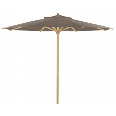 Weishäupl - Klassiker Sonnenschirm Ø300 cm mit Flaschenzug Taupe (83) | mit Schutzhülle