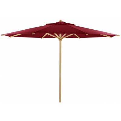 Weishäupl - Klassiker Sonnenschirm Ø400 cm mit Flaschenzug Bordeaux (07) | ohne Schutzhülle