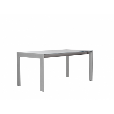 Pedrali - Matrix TMA Tisch 165x86 cm | Schwarz-Glas | Aluminium