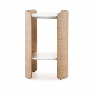 Pedrali - Parenthesis Couchtisch Ø42.5 cm, H.64 cm | Schwarz