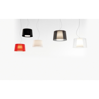 Pedrali - L001S Pendelleuchte BA | Grau Transparent