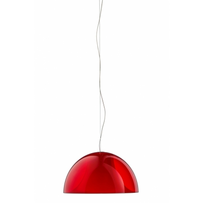 Pedrali - L002S Pendelleuchte Rot Transparent
