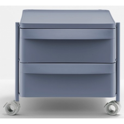 Pedrali - Boxie Rollcontainer klein Rose | Schublade oben