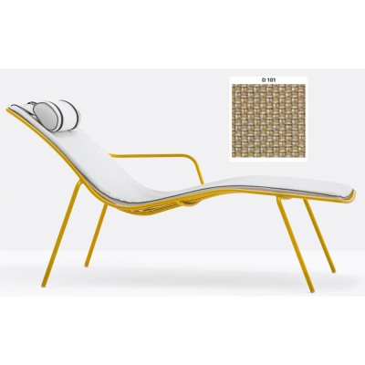Pedrali - Auflage für Nolita 3654 Sonnenliege Beige meliert / Anthrazit