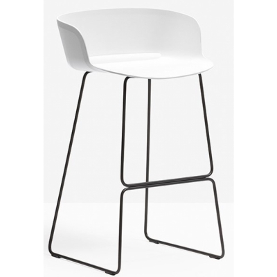 Pedrali - Babila 2748 Barhocker Grau / Weiß | 74.5 cm