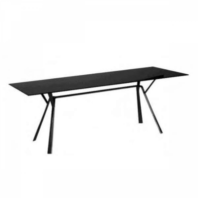 Fast - Radice Quadra Tisch 200 x 90 cm | Metallgrau