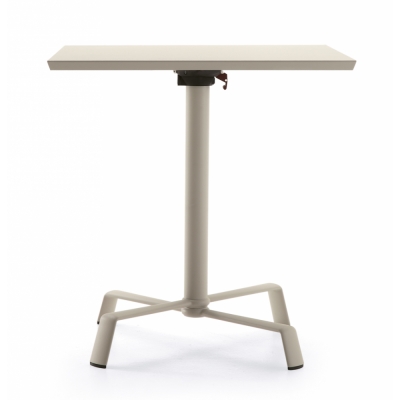 Fast - Tonik / Elica Tisch Ø 80 cm | Pulvergrau | Weiß