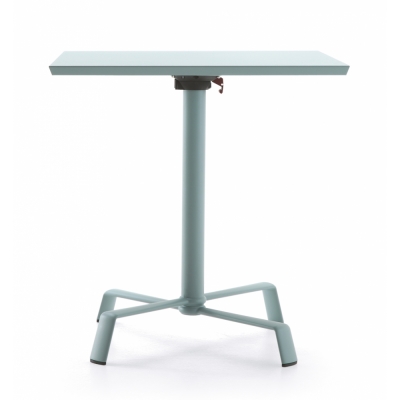 Fast - Tonik / Elica Tisch 80 x 80 cm | Weiß | Taupe