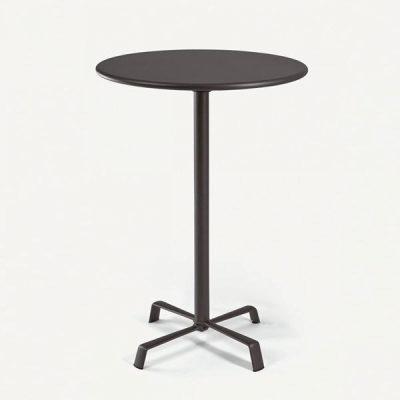 Fast - Tonik / Elica Stehtisch Ø 60 cm | Pulvergrau | Weiß