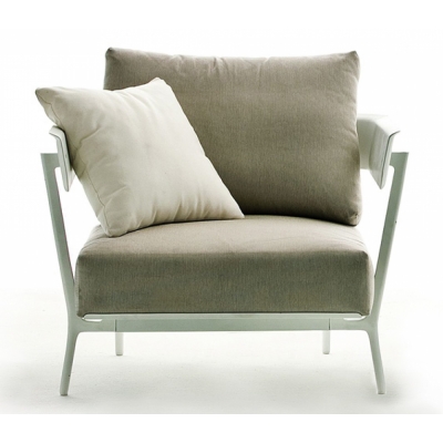 Fast - Aikana Sessel mit Armlehnen Pulvergrau | Solids Taupe