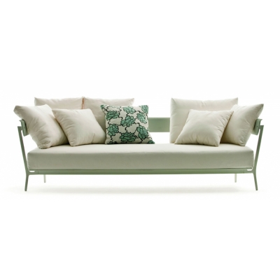 Fast - Aikana 3-Sitzer-Sofa Ohne Armlehnen | Taupe | Solids Grau