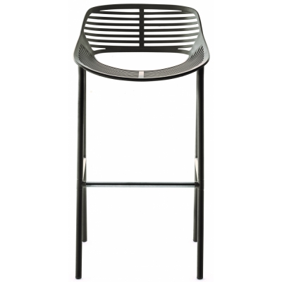 Fast - Niwa Barhocker 62 cm | Metallgrau