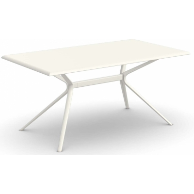 Fast - Moai Outdoor Tisch rechteckig Weiß