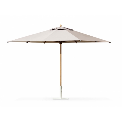 Ethimo - Classic Sonnenschirm 300x300 cm | Dove Grey | White 30 kg