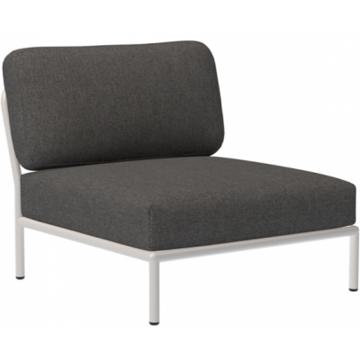 Houe - Level Mittelelement / Sessel Muted White Dark Grey (Basic)