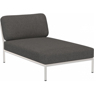 Houe - Level Chaiselong Muted White Dark Grey (Basic)
