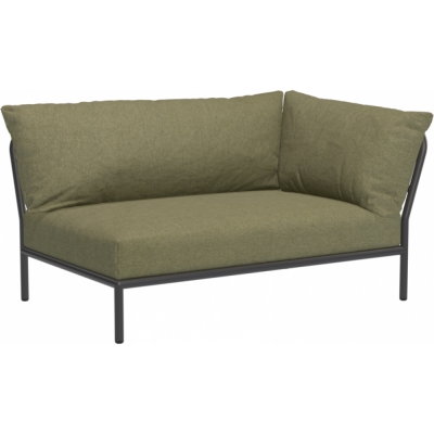 Houe - Level 2 Lounge Sofa-Element Rechts Dunkelgrau Leaf (Heritage)