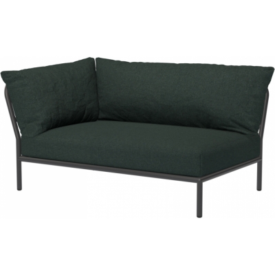 Houe - Level 2 Lounge Sofa-Element Links Dunkelgrau Alpine (Heritage)