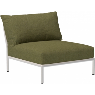 Houe - Level 2 Mittelelement / Lounge Sessel Muted White Leaf (Heritage)