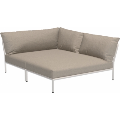 Houe - Level 2 Lounge Cozy Sofa-Element Rechts Muted White Ash (Heritage)