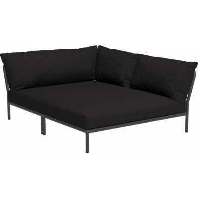 Houe - Level 2 Lounge Cozy Sofa-Element Rechts Dunkelgrau Char (Heritage)