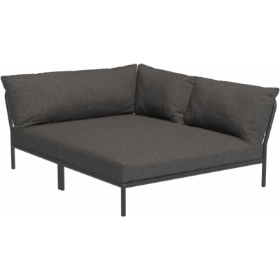 Houe - Level 2 Lounge Cozy Sofa-Element Rechts Dunkelgrau Dark Grey (Basic)