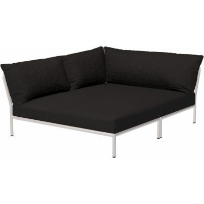 Houe - Level 2 Lounge Cozy Sofa-Element Links Muted White Char (Heritage)