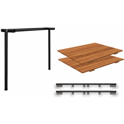 Houe - Avanti Infinity Tischverlängerung 153x98 cm Schwarz / Schwarz