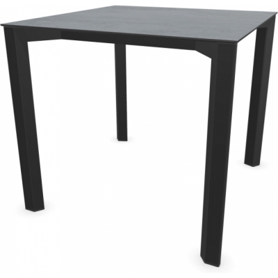 Stern - Penta Tisch 80x80 cm | Aluminium anthrazit | Zement