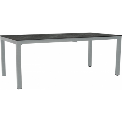 Stern - Classic Ausziehtisch 200/250x100 cm Edelstahl | Slate