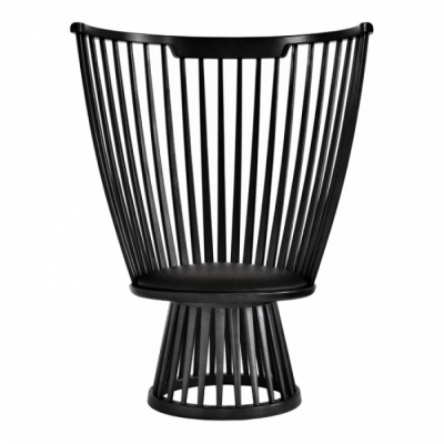 Tom Dixon - Fan Stuhl Schwarz