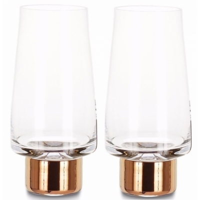 Tom Dixon - Tank High Ball Glas (2 Stk.) Kupfer