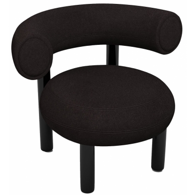 Tom Dixon - Fat Loungestuhl Schwarz (Hero 191)
