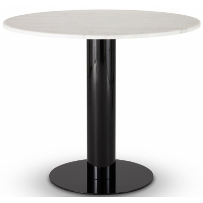 Tom Dixon - Tube Tisch Schwarz (Ø90 cm)